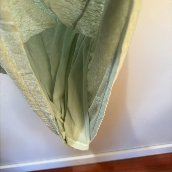 Alice + Olivia Air Stefan Linen Tunic Tee Dress Seafoam Sz Small - Picture 7 of 9